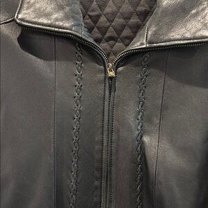 Men's Black Leather Jacket